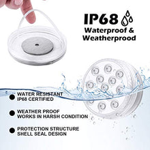 Carica l&#39;immagine nel visualizzatore di Gallery, LED Sommergibili Luci Piscina, a Impermeabile, 4 Pcs