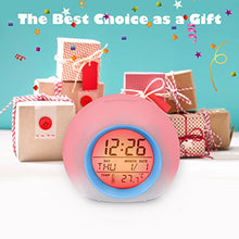 Carica l&#39;immagine nel visualizzatore di Gallery, HAMSWAN [Regalo di Compleanno per Bambini JL-C018 Sveglia Digitale con Azzuro
