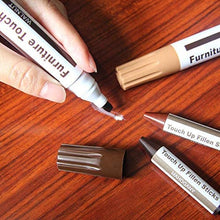 Carica l&#39;immagine nel visualizzatore di Gallery, Kit di riparazione mobili - Pennarelli in legno - Sistema di ritocco mobili - Graffi sul pavimento, tavoli, tavoli, letti, kit di ripristino del legno (17 pezzi)