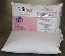 Carica l&#39;immagine nel visualizzatore di Gallery, IL GUANCIALE CULLA PILLOVE CUSCINO BABY LETTINO PURO COTONE E FIBRA...