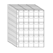 Carica l&#39;immagine nel visualizzatore di Gallery, Stamp Pocket Pages - 30 Pocket/Page 30 Pocket(35mm X 35mm Each Pocket)