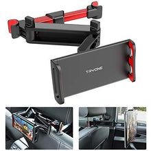 Carica l'immagine nel visualizzatore di Gallery, Tryone Supporto Tablet Poggiatesta Auto, estensibile supporto per Rosso