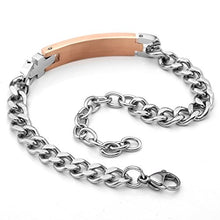 Carica l&#39;immagine nel visualizzatore di Gallery, Zysta Braccialetto d&#39;Amore Bracciali per Coppia lovers lui &amp; lei...