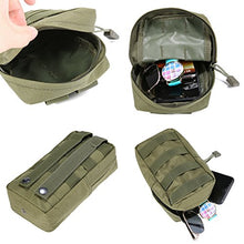 Carica l'immagine nel visualizzatore di Gallery, FUNTOK Marsupi da Corsa Pouch Pockets Outdoor Sports Utility Gadget Green