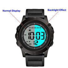 Carica l'immagine nel visualizzatore di Gallery, TICCI, orologio da uomo con 8 sveglie vibranti per meditazione, Black Strap - Ilgrandebazar