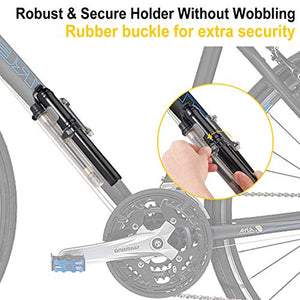 WOTEK Pompa Bicicletta, Mini per Bicicletta 260 PSI, nero01