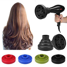 Carica l&#39;immagine nel visualizzatore di Gallery, FOONEE - Diffusore pieghevole per capelli ricci, universale, adattabile, Nero - Ilgrandebazar
