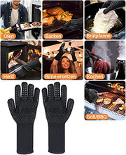 Carica l'immagine nel visualizzatore di Gallery, OUTDOUSE Guanti da barbecue, Guanti BBQ Guanti da Forno, Accessori BBQ Ingnifughi Per Griglia, Camino, Cottura Al Forno (1 Paio)