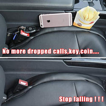 Carica l&#39;immagine nel visualizzatore di Gallery, Stop alla Caduta,Impermeabile Seggiolino Auto Gap Filler Pad Imbottitura Nero