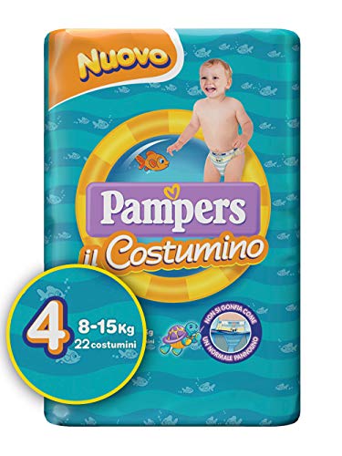Pampers il Costumino, 22 Pannolini, Taglia 4 (8-15 kg) 4 - Ilgrandebazar