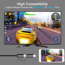 Carica l&#39;immagine nel visualizzatore di Gallery, Cavo 2 In 1 Da Usb Tipo C/Micro a Hdmi 2m, Adattatore Micro/USB C to HDMI