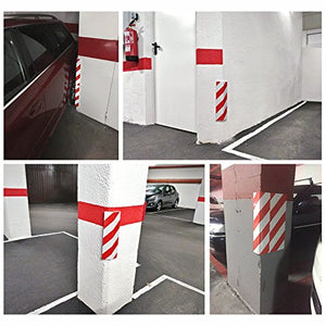 Rovtop 2 Pezzi Paraspigoli per Colonna Garage, Proteggi Auto e Muri, Adatto...