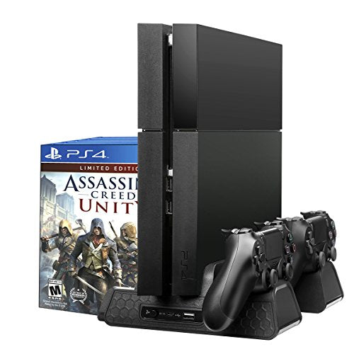 PS4 Pro/ Slim/ Supporto Verticale con 3 Ventole 2 Stazioni di...