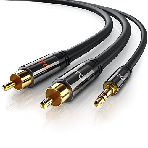 CSL-Computer Primewire - 1m Cavo Jack RCA Stereo a Y - 1 x 3,5mm e 1,0m