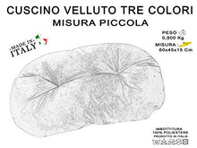Carica l&#39;immagine nel visualizzatore di Gallery, FASHION ANIMALS Cuccia Cuscino Ovale in Pregiato Velluto Animali S, Grigio