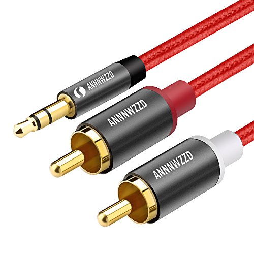 LINKINPERK Cavo Audio RCA Jack, Adattatore Jack 3.5mm a 2RCA 1M