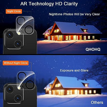 Carica l'immagine nel visualizzatore di Gallery, QHOHQ 3 Pezzi Vetro Temperato per iPhone 15 [6,1 Pollici] e 3 Pezzi Pellicola Fotocamera, Pellicola Prottetiva Anti Graffio, Durezza 9H, HD Trasparente, Senza Bolle