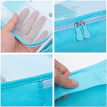 Carica l'immagine nel visualizzatore di Gallery, Cooja Organizer Valigie Borsa Packing Cube, Set di 7 Blu Scuro 7
