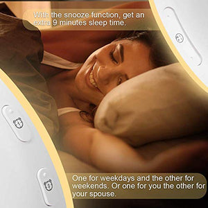 Wake up Light, Luce Sveglia da Comodino con Simulazione dell'Alba e...