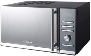 Candy CMGE20BS Forno a Microonde con Funzione Grill, 900 W, 20 Litri, Alluminio, Nero