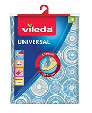 Carica l'immagine nel visualizzatore di Gallery, Vileda Universal Copriasse da Stiro, in Cotone, con Spugna Assorbi Blu