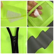 Carica l'immagine nel visualizzatore di Gallery, ELUTO Gilet Alta visibilità 2PCS Giacche con Strisce...