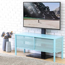 Carica l'immagine nel visualizzatore di Gallery, FITUEYES Girevole Supporto al Pavimento con Staffa per 32“ - 65” / 1 ripiano - Ilgrandebazar