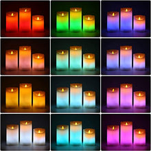 Carica l&#39;immagine nel visualizzatore di Gallery, Candele LED Senza Fiamma Set Luci, ALED LIGHT Bianco Caldo Multicolor Real... - Ilgrandebazar