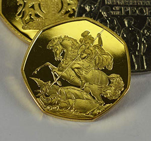 ST George & The Dragon - Album commemorativo per Monete da 50 centesimi, in... - Ilgrandebazar