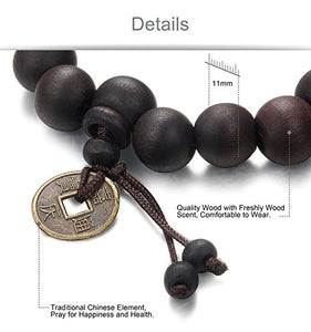 Jstyle 2-3 PCS 11MM Bracciale Buddha Tibetani Braccialetto Perline Elastico... - Ilgrandebazar