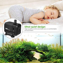 Carica l&#39;immagine nel visualizzatore di Gallery, Amzdeal Mini Pompa Acqua Sommergibile Ultra-Silenzioso 15W 1500L/H - Ilgrandebazar