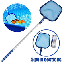 Carica l&#39;immagine nel visualizzatore di Gallery, Retina Raccogl Foglie, Raccogli Foglie Piscina, rete fine con asta in...