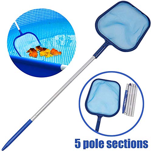 Retina Raccogl Foglie, Raccogli Foglie Piscina, rete fine con asta in...
