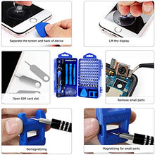 Carica l'immagine nel visualizzatore di Gallery, YINSAN 120 in 1 Set Cacciaviti Precisione Magnetici Professionali, Kit Blu