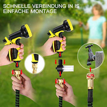 Carica l&#39;immagine nel visualizzatore di Gallery, Uverbon Tubo da Giardino Estensibile 30M/100FT Acqua con connettore 30M