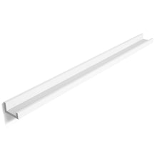 Carica l&#39;immagine nel visualizzatore di Gallery, SONGMICS Mensole a Muro di Legno per Cornici e Libri, Ripiani 110 cm, Bianco - Ilgrandebazar