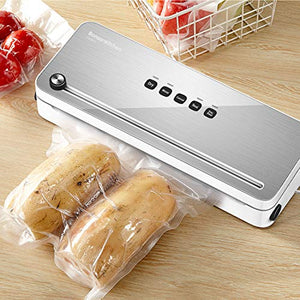 Bonsenkitchen Sacchetti per Sottovuoto, 2 rotoli 28 x 2 Rotoli 28 x 600 cm - Ilgrandebazar