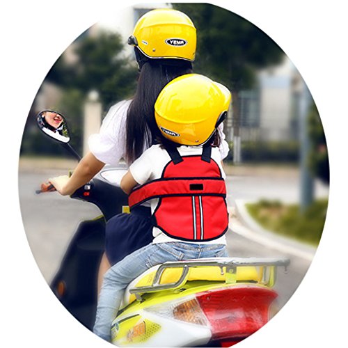 Vine Cintura di sicurezza bambini per moto/auto Red - Ilgrandebazar