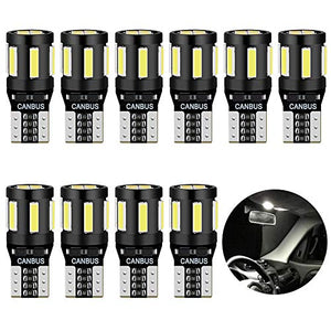 Anpro 2020 Lampadina a T10 LED per Auto - W5W Led 6000K Luce Bianca Super...