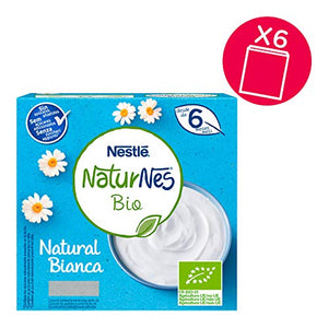 Nestlé Naturnes Merenda al Latte Bianca da 6 Mesi, 6 Confezioni 4 Vasetti...