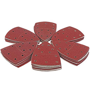 S&R 60 Fogli Abrasivi per Levigatrice a 2.60 X Smerigliatrice Delta