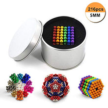 Carica l'immagine nel visualizzatore di Gallery, Bacchette magnetiche 216 e 5 mm per piastre magnetiche, lavagne 6 Colori