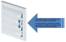 Carica l&#39;immagine nel visualizzatore di Gallery, Fussy Choice LTD, griglia per presa d&#39;aria da 100 mm, in plastica, White - Ilgrandebazar