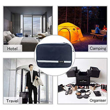 Carica l'immagine nel visualizzatore di Gallery, Beauty Case da Viaggio Uomo Donna, AIOR Borsa Porta Cosmetici Trucchi Nero - Ilgrandebazar