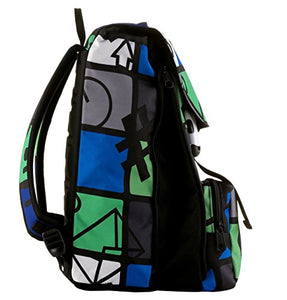 Zaino Scuola Estensibile Appack , ICON SET , Blu , 28 Lt , elementari e
