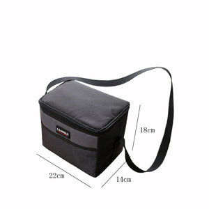 Yvonnelee Borsa frigo da 9 litri, adatta per lavoro, scuola, pic-nic, M, Grau - Ilgrandebazar