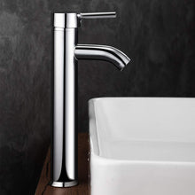 Carica l&#39;immagine nel visualizzatore di Gallery, GAVAER Rubinetto Bagno Lavabo, per Miscelatore Lavabo Alto e Grigio Argento