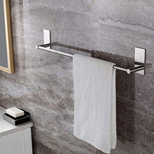 Carica l'immagine nel visualizzatore di Gallery, ZUNTO Bagno Adesivo Porta Salviette Acciaio Inox Portasciugamani 40cm