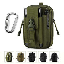 Carica l'immagine nel visualizzatore di Gallery, Unigear Borsa da Cintura Borsello 1000D Nylo Marsupio Tattica Verde Oliva