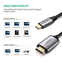 Carica l&#39;immagine nel visualizzatore di Gallery, UGREEN Cavo Tipo C HDMI 4K (Compatibile Thunderbolt 3) Type C 2m - Ilgrandebazar